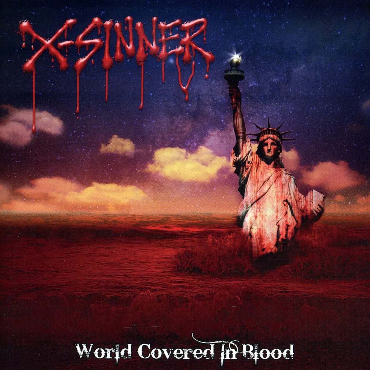 X-Sinner WORLD COVERED IN BLOOD CD
