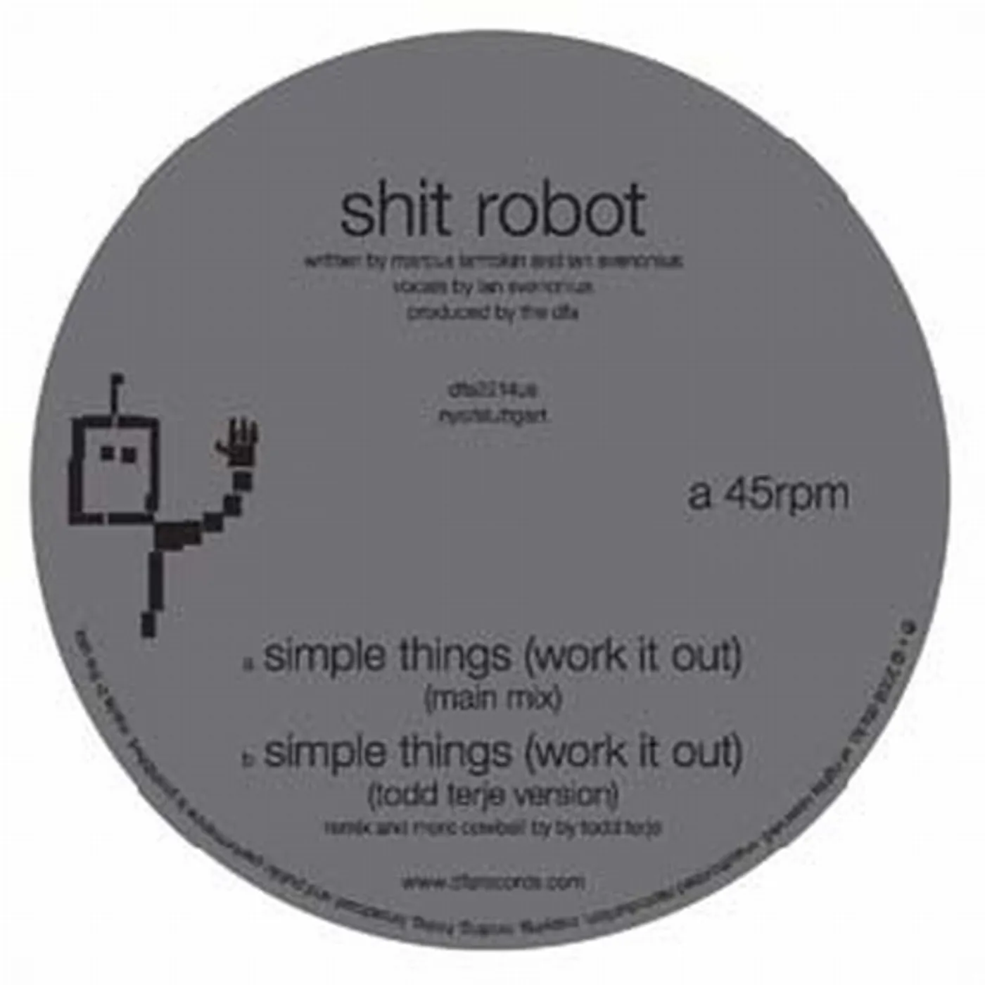 Shit Robot SIMPLE THINGS Vinyl Record