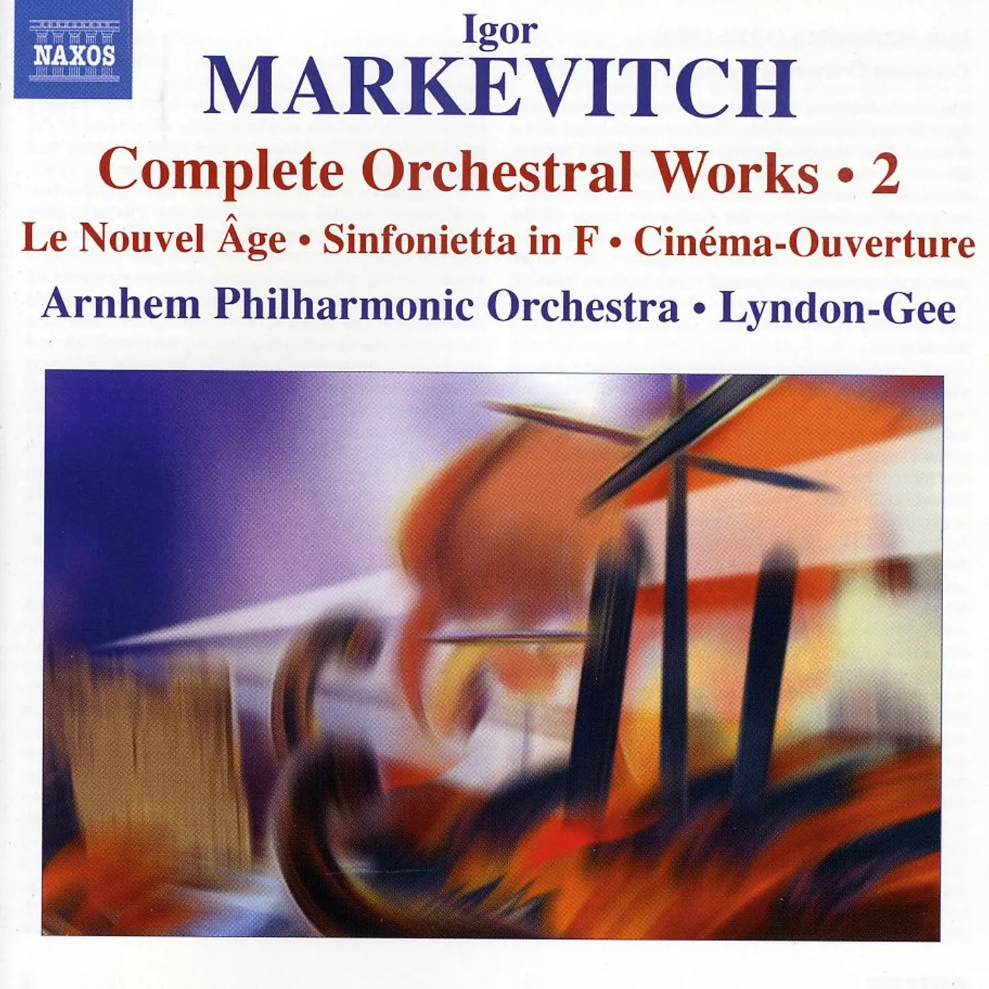 Igor Markevitch V 2: COMPLETE ORCHESTRAL WORKS CD