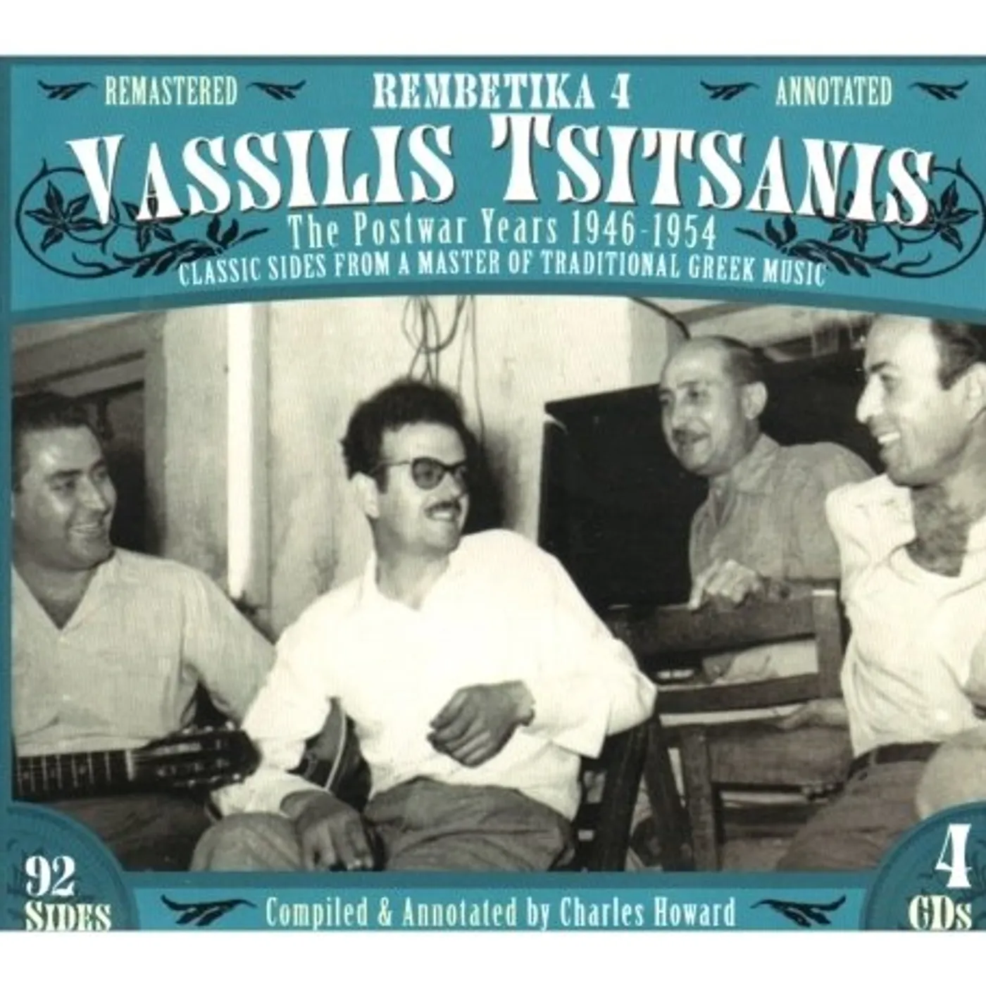 Vasilis Tsitsanis REMBETIKA 4 VASSILIS TSISANIS THE POSTWAR YEARS CD