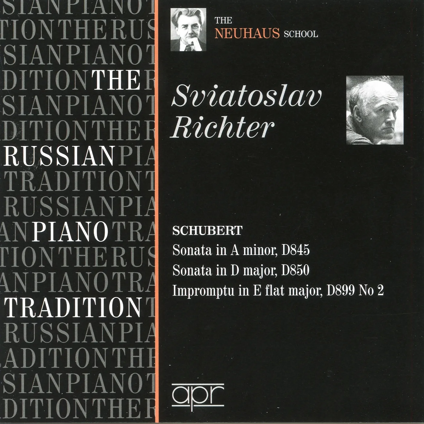 Sviatoslav Richter RUSSIAN PIANO TRADITION - NEUHAUS SCHOOL CD