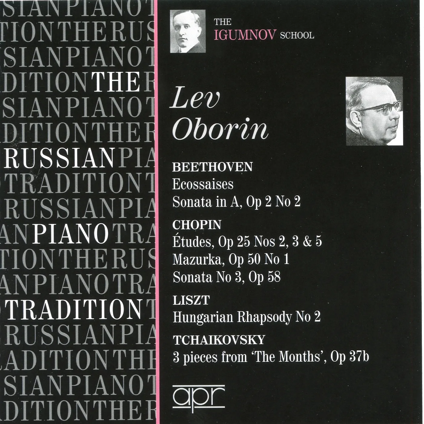 Sviatoslav Richter RUSSIAN PIANO TRADITION - IGUMNOV SCHOOL CD