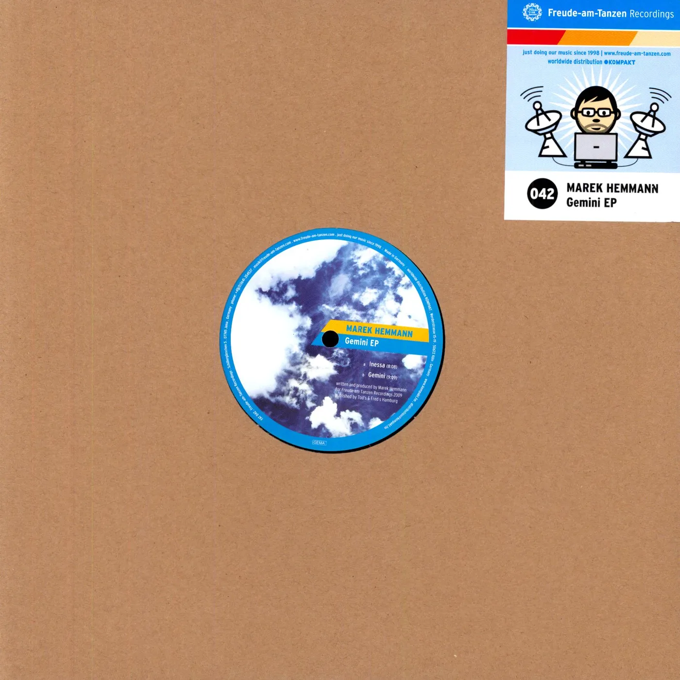 Marek Hemmann GEMINI Vinyl Record