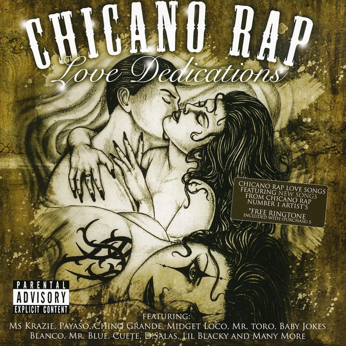 Charlie Row Campo CHICANO RAP LOVE DEDICATIONS CD