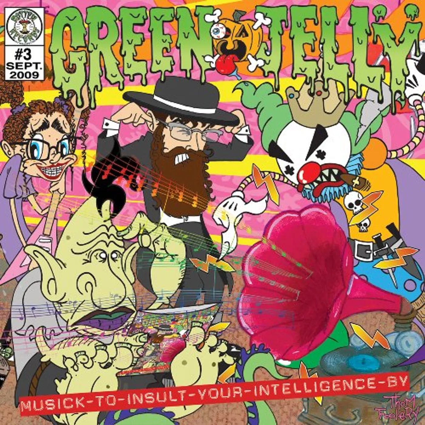 Green Jelly MUSICK TO INSULT YOUR INTELLEGENCE BY CD