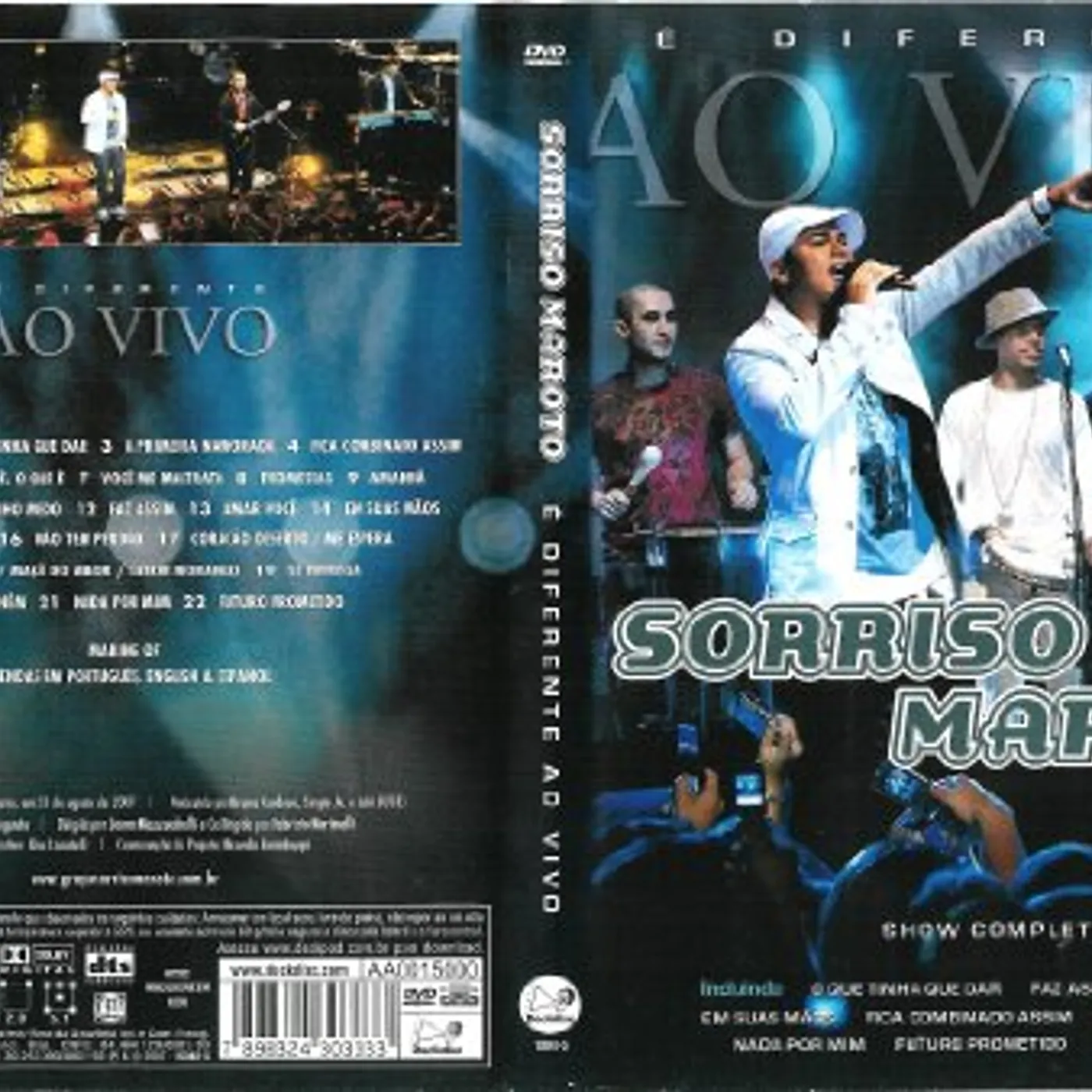 Sorriso Maroto E DIFERENTE AO VIVO DVD
