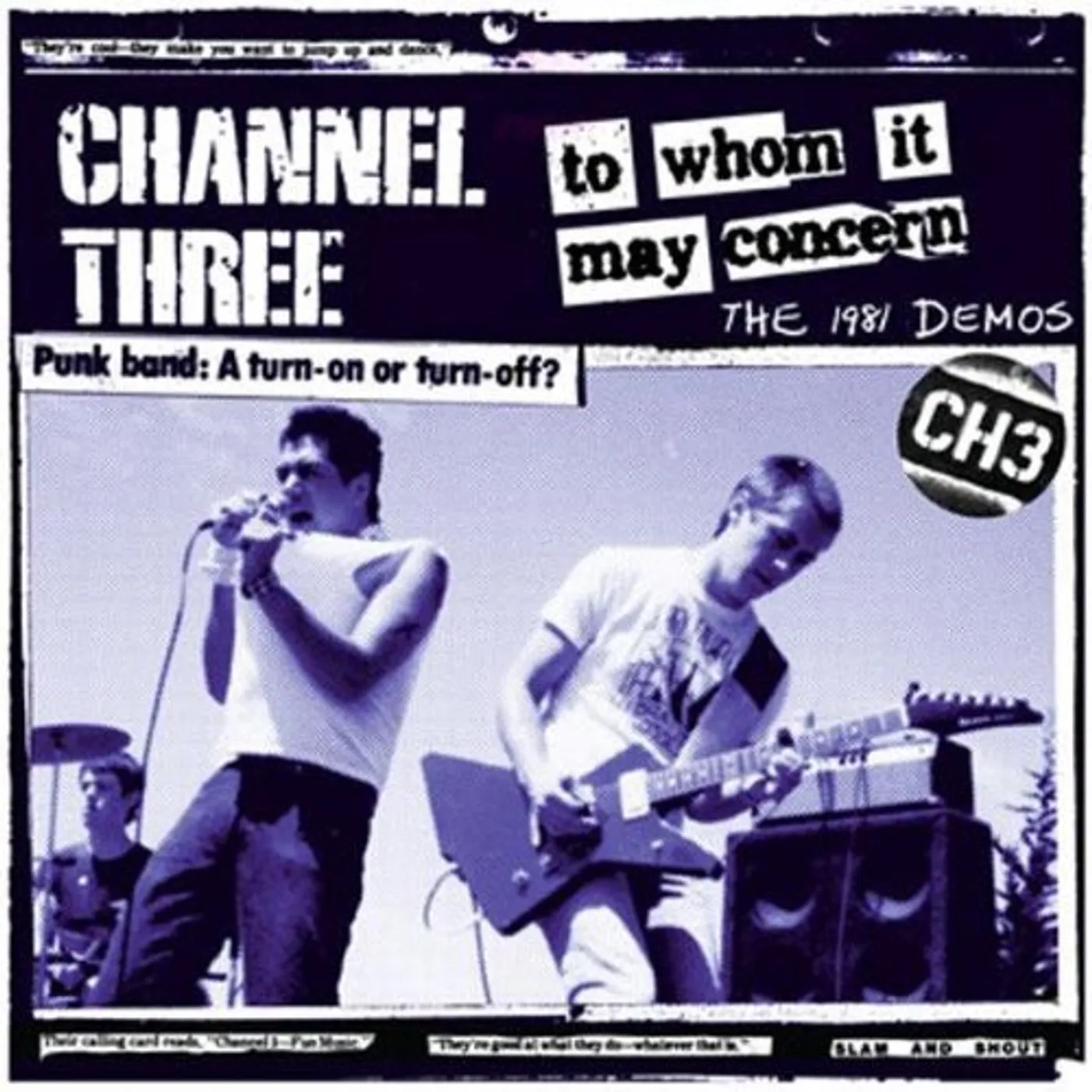 Channel 3 TO WHOM IT MAY CONCERN Vinyl Record