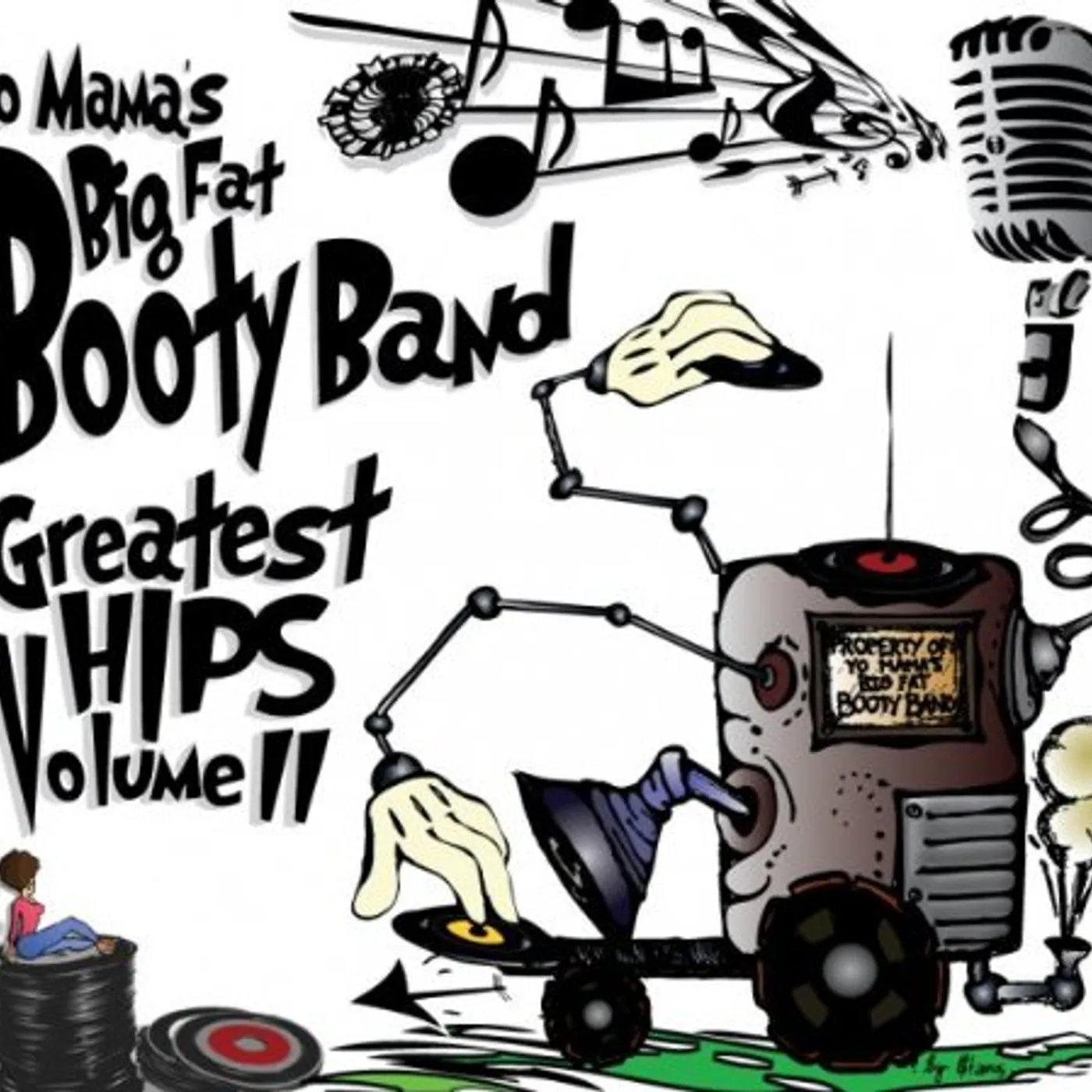 Yo Mama's Big Fat Booty Band GREATEST HIPS 2 LIVE CD
