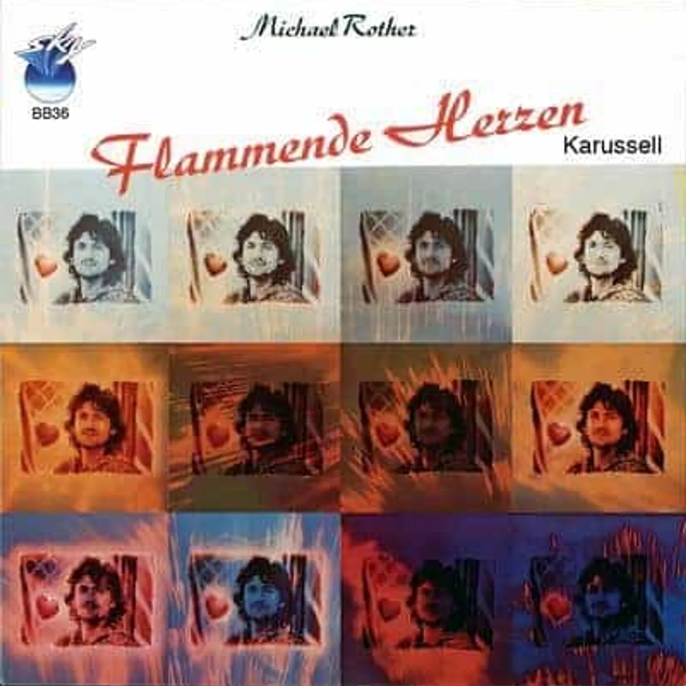 Michael Rother Flammende Herzen / Karussell Vinyl Record