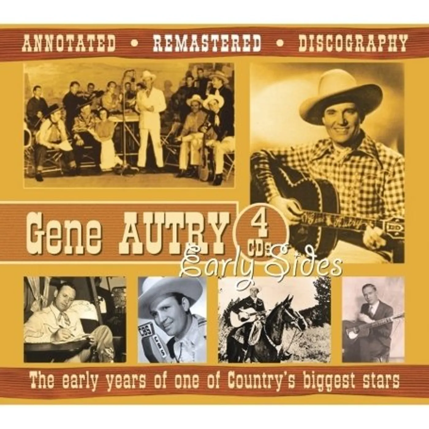 Gene Autry EARLY YEARS OF ONE OD COUNTRY'S BIGGEST STARS CD