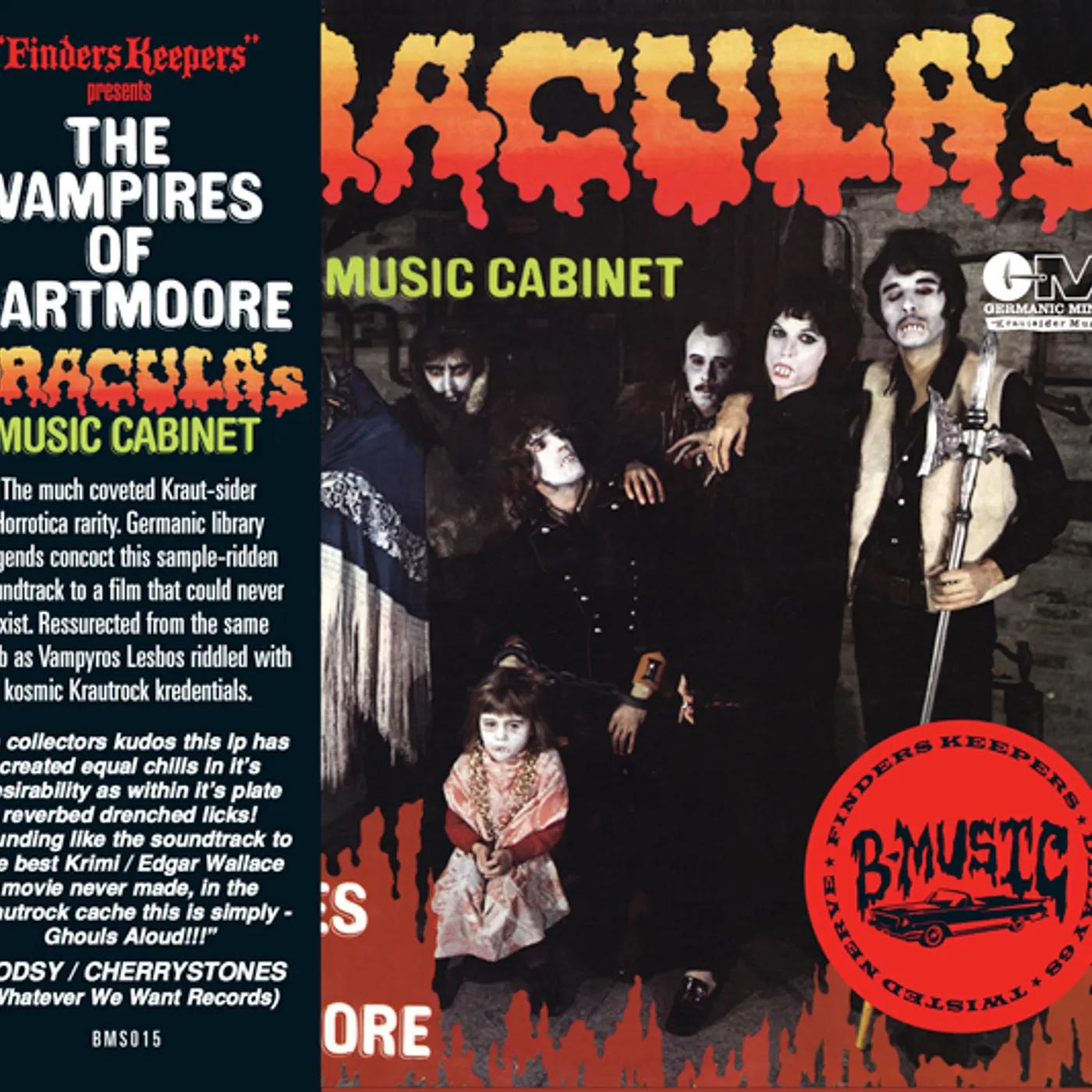 The Vampires Of Dartmoore DRACULA'S MUSIC CABINET CD