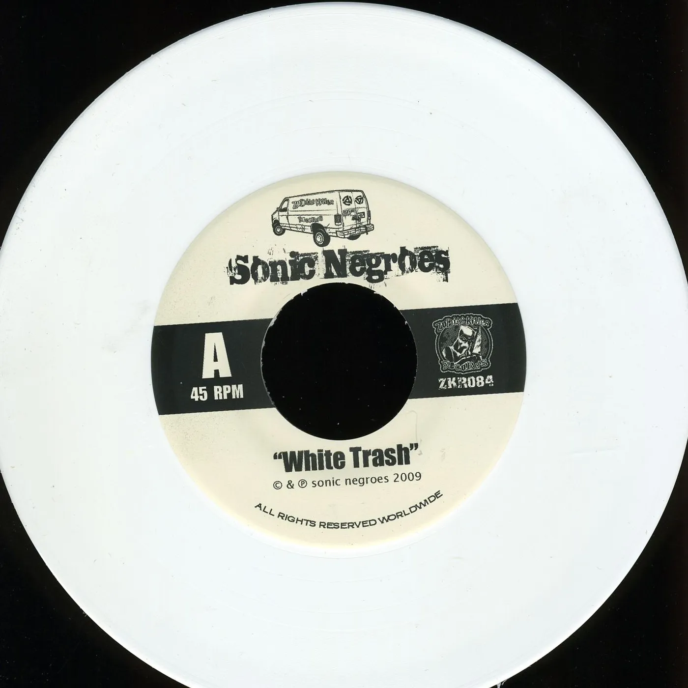 Sonic Negroes WHITE TRASH TOUR SINGLE Vinyl Record