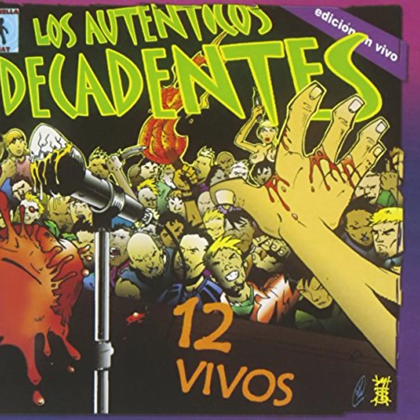 Los Auténticos Decadentes 12 VIVOS CD