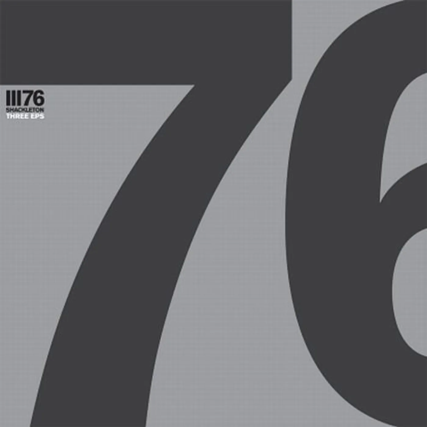 Shackleton Three EPs Vinyl Record