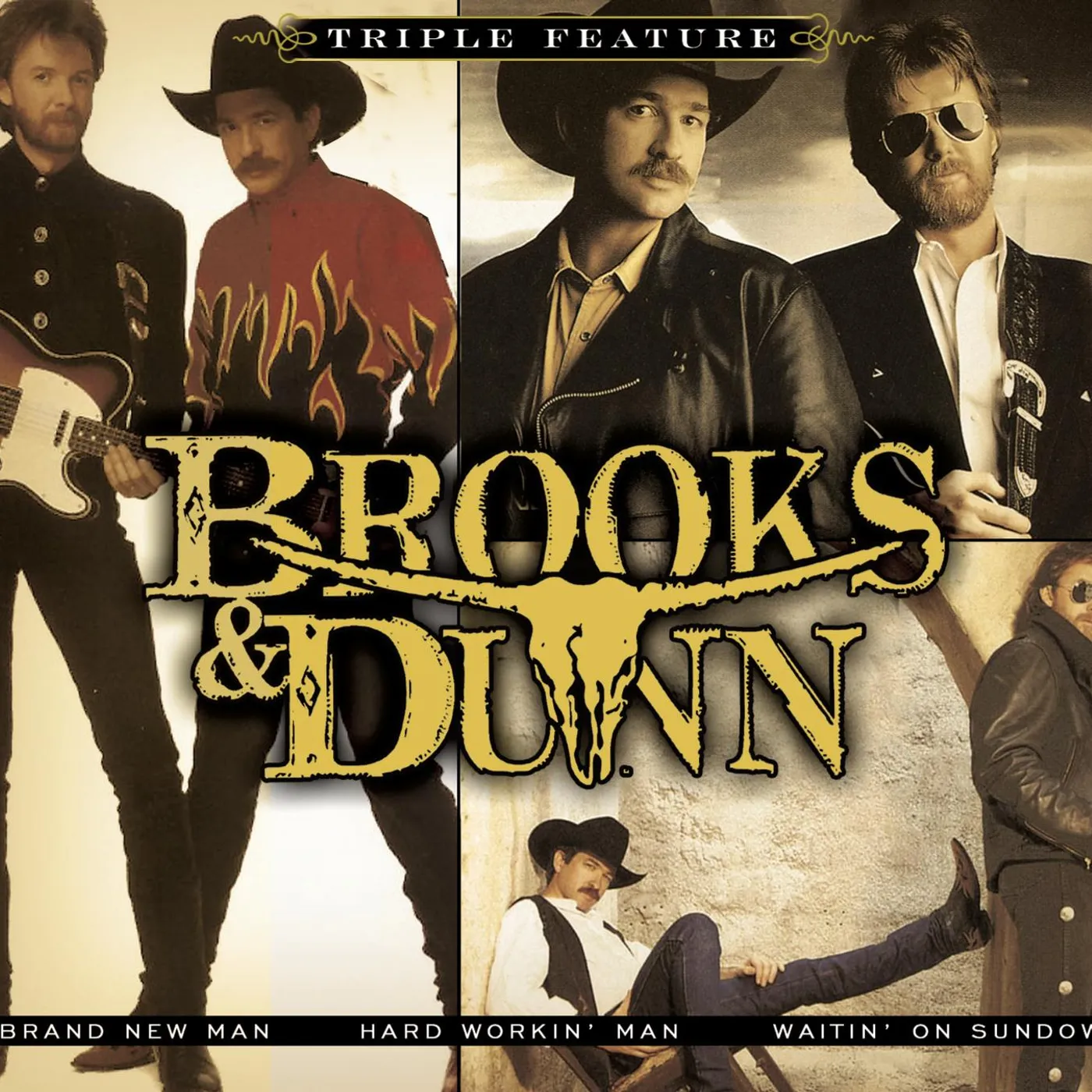Brooks & Dunn TRIPLE FEATURE (SOFTPACK) CD