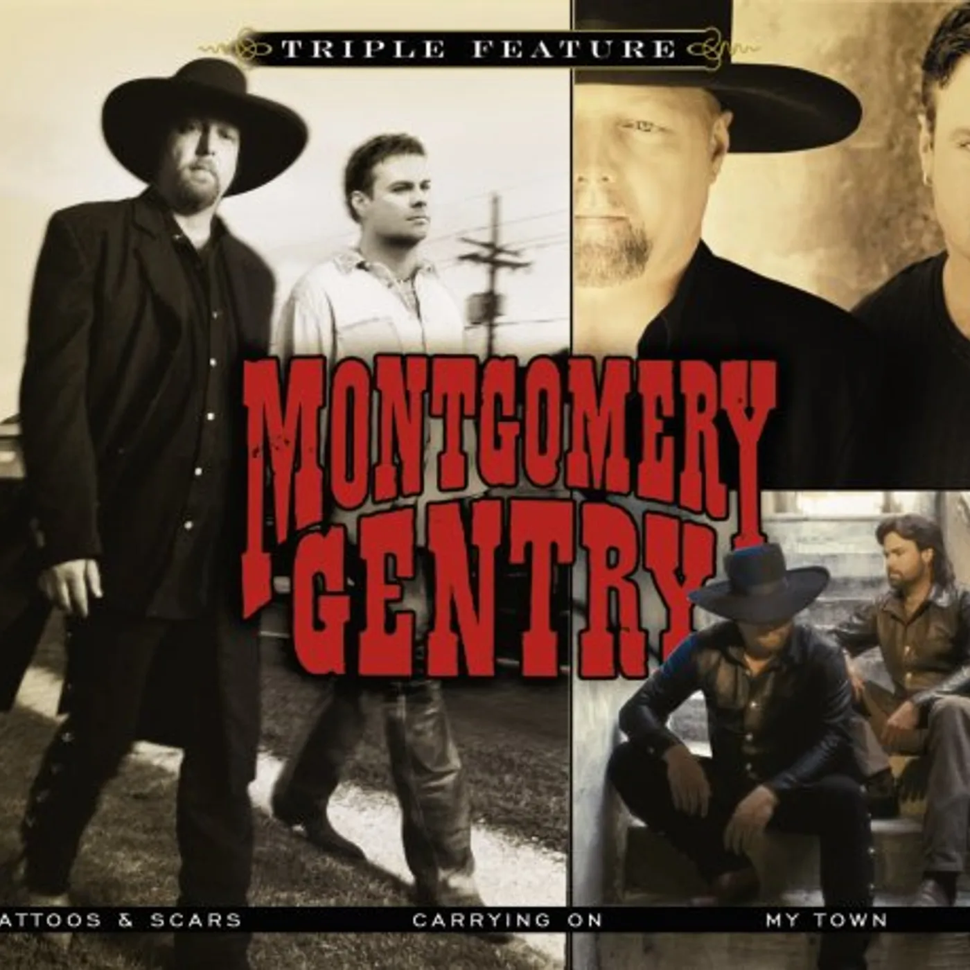 Montgomery Gentry TRIPLE FEATURE (SOFTPACK) CD