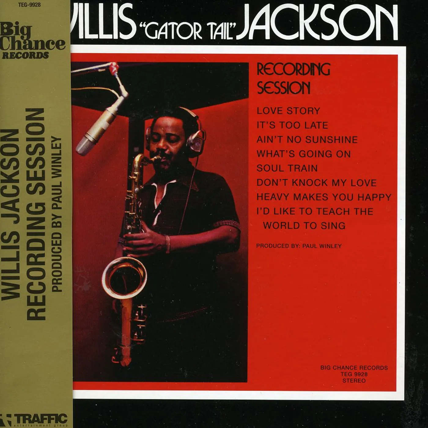 Willis Jackson RECORDING SESSION CD