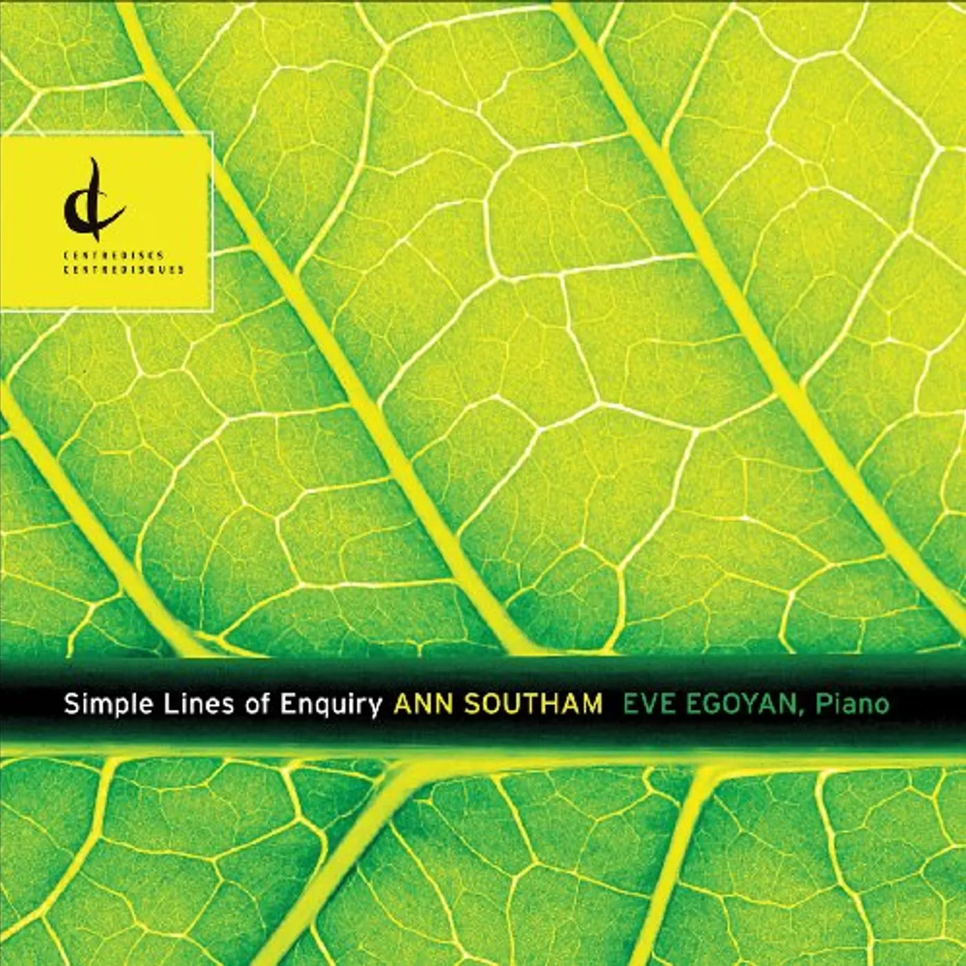 Ann Southam SIMPLE LINES OF ENQUIRY CD