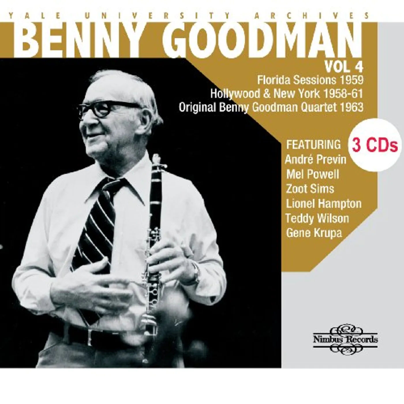 Benny Goodman YALE UNIVERSITY ARCHIVES 4 CD