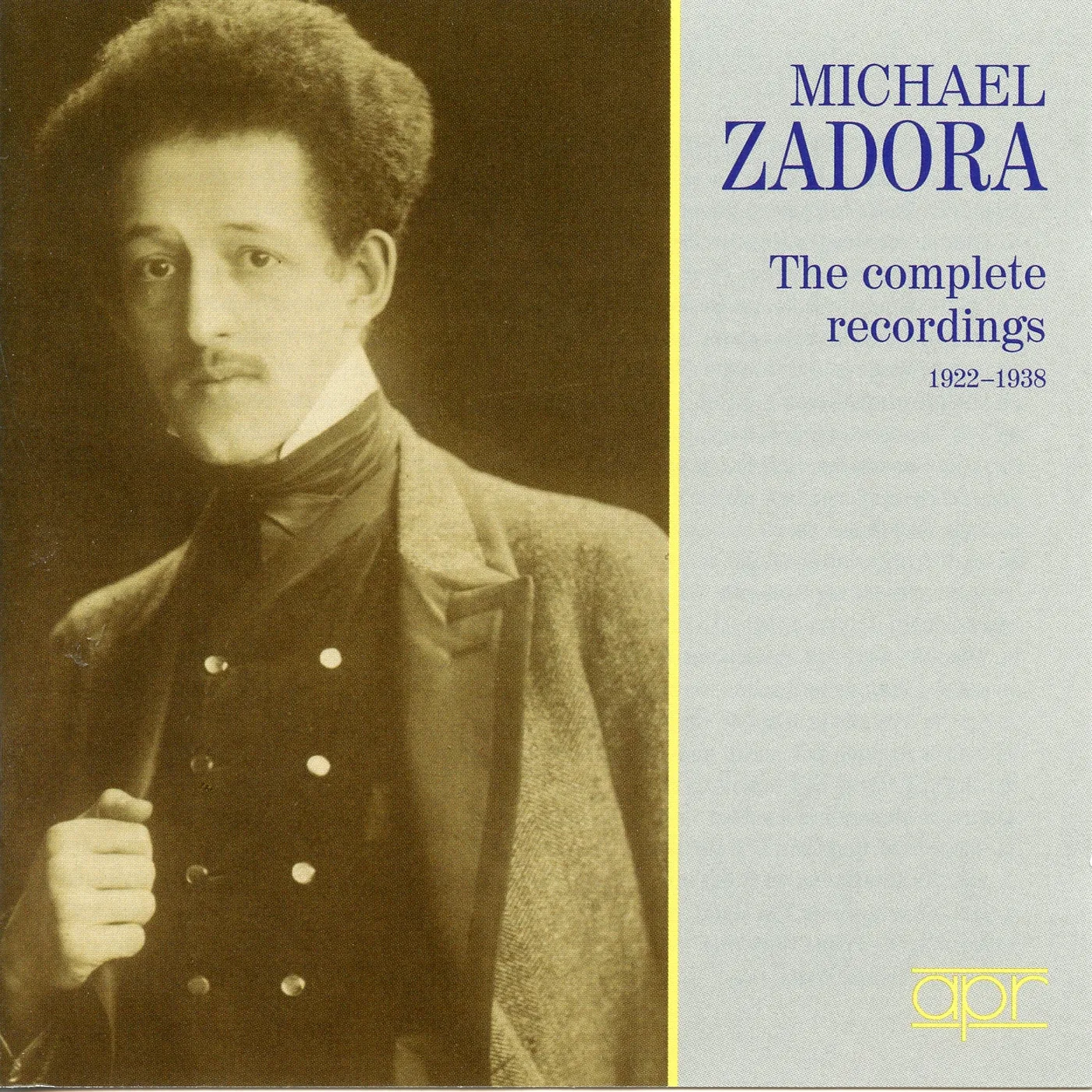 Michael Zadora COMPLETE RECORDINGS 1922-1938 CD