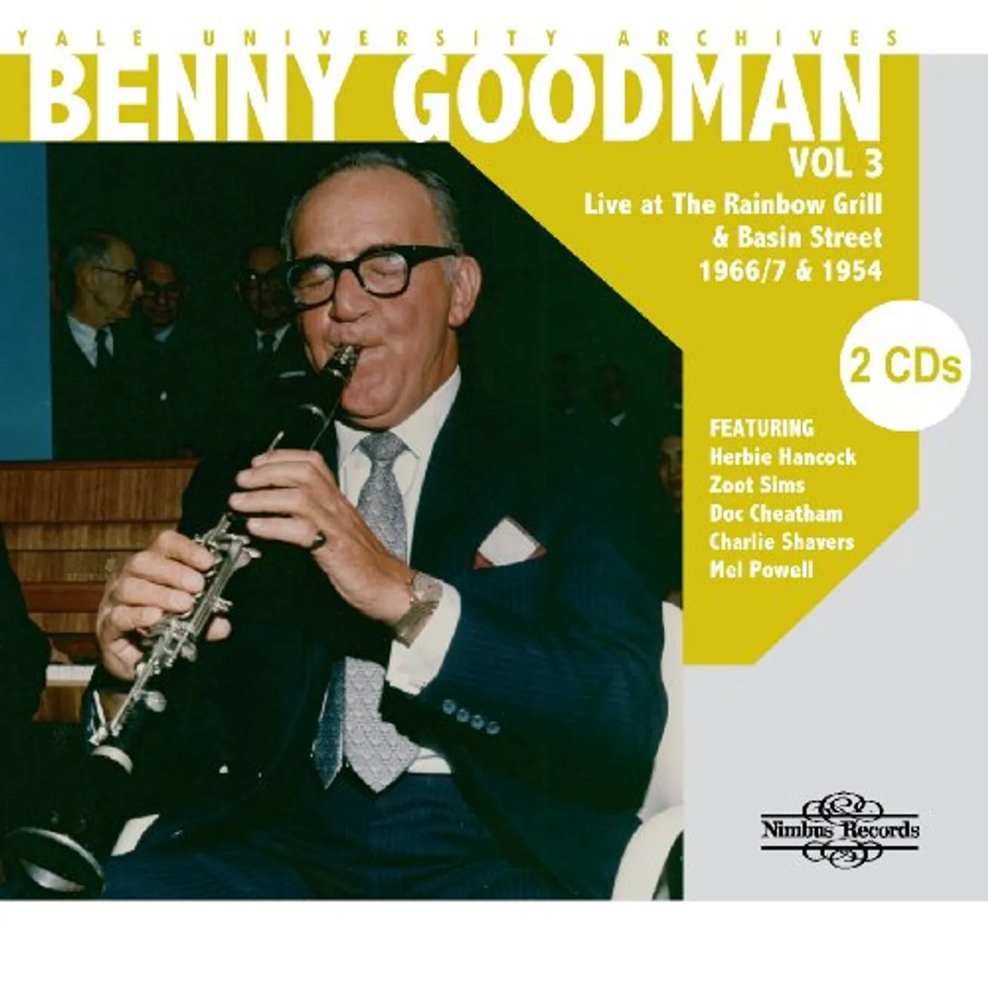 Benny Goodman YALE UNIVERSITY ARCHIVES 3 CD