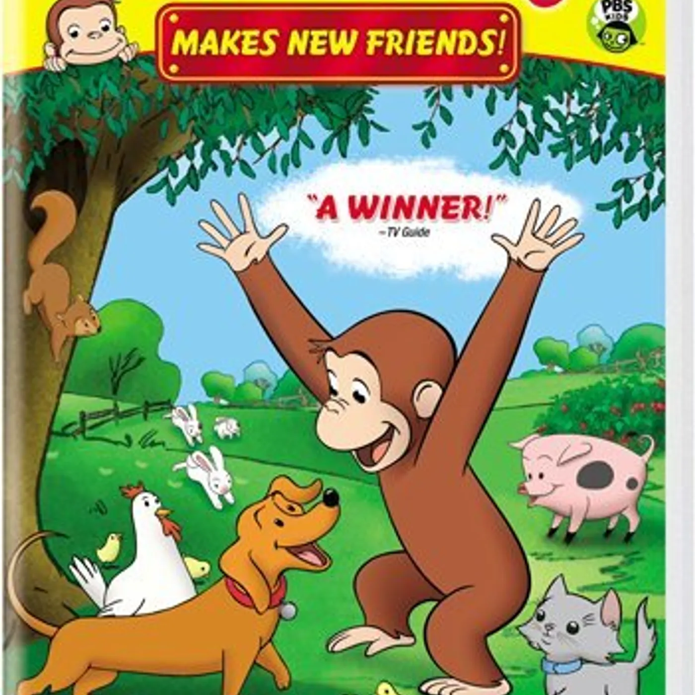 Curious George MAKES NEW FRIENDS DVD