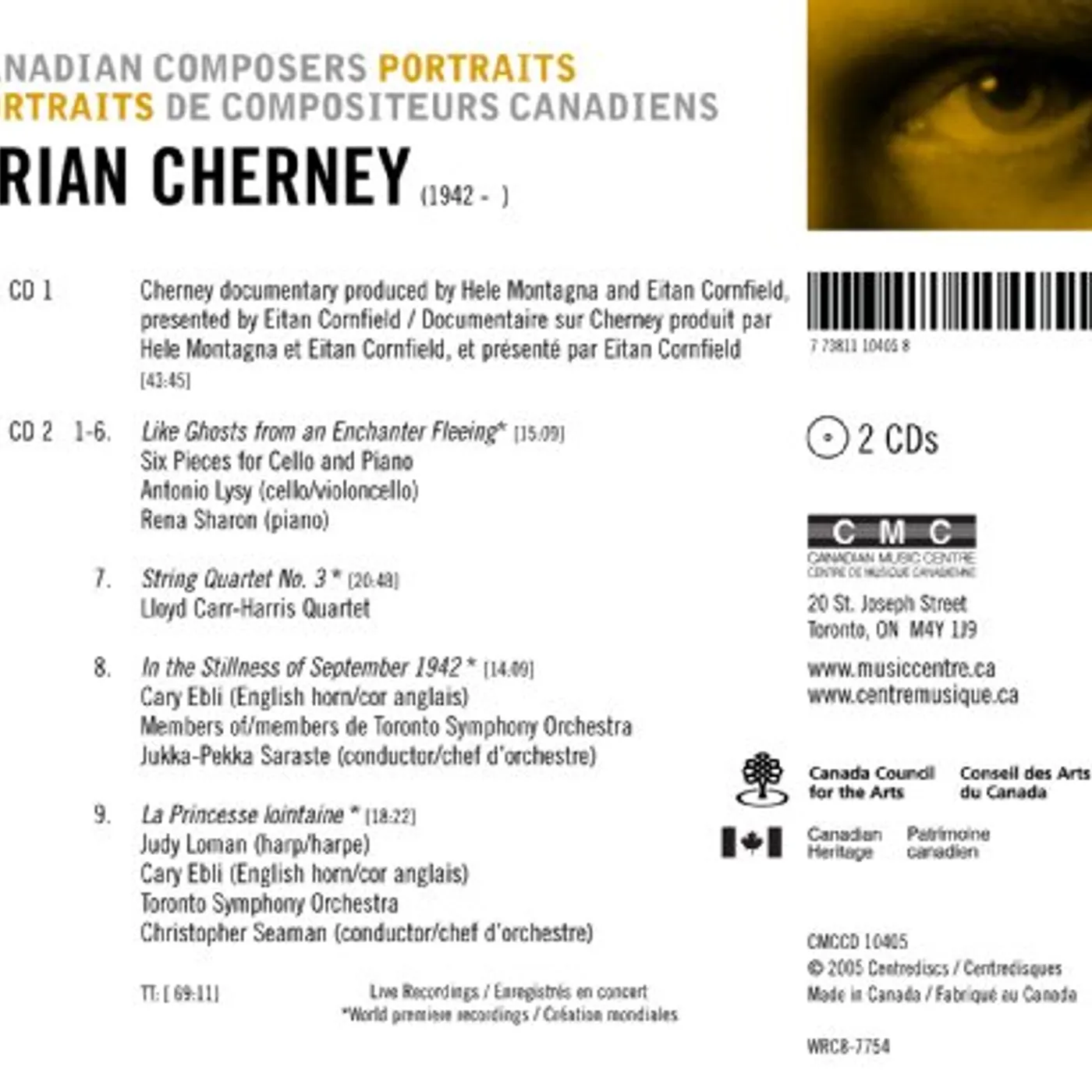Brian Cherney PORTRAIT CD