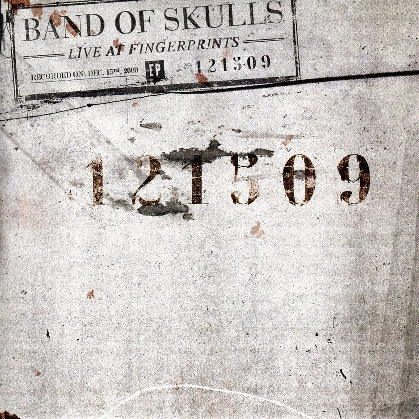 Band Of Skulls LIVE AT FINGERPRINTS 12-15-09 CD