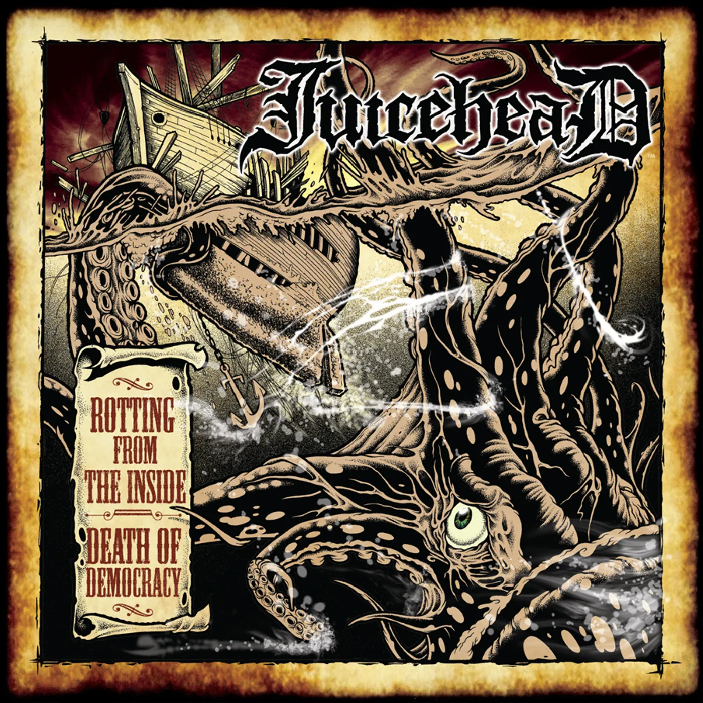 Juicehead ROTTING FROM THE INSIDE / DEATH OF DEMOCRACY Vinyl Record