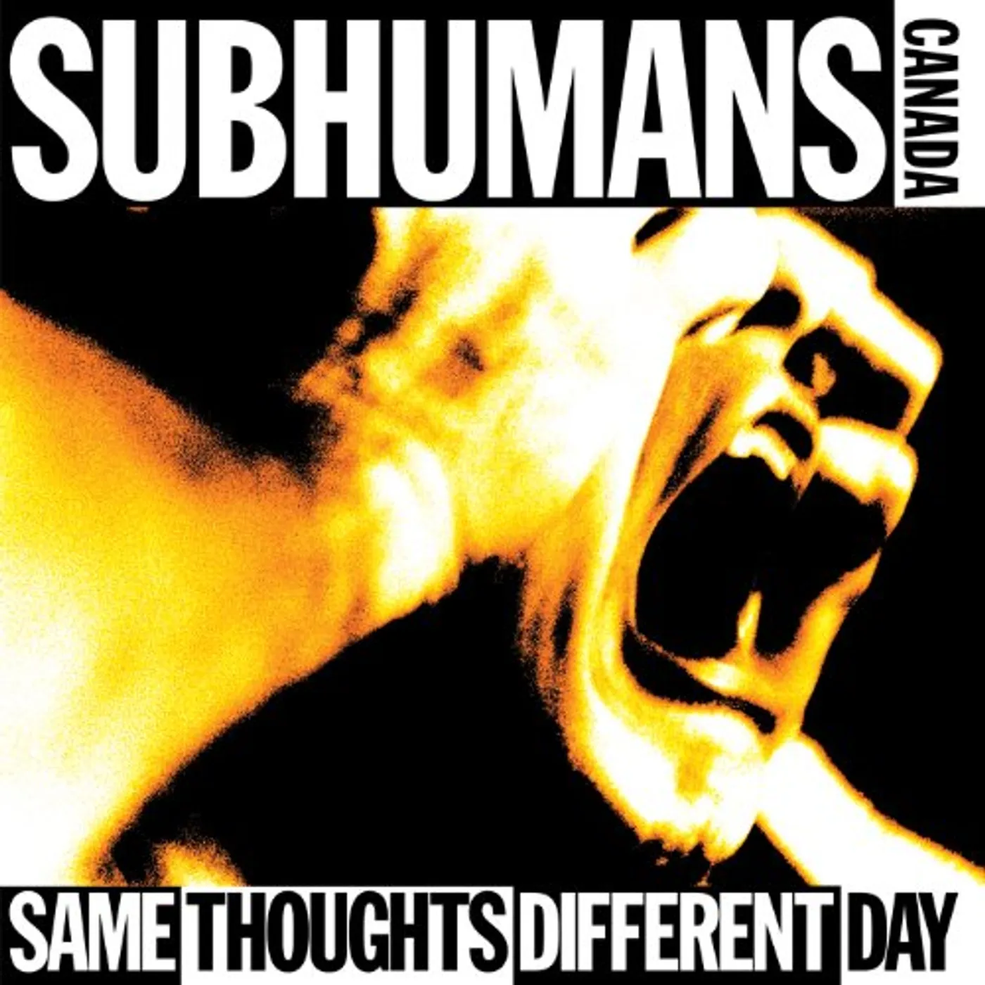 Subhumans SAME THOUGHTS DIFFERENT DAY CD