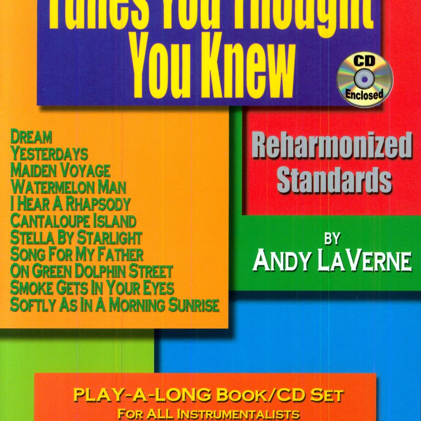 Jamey Aebersold TUNES YOU THOUGHT YOU KNEW: REHARMONIZED STANDARDS CD