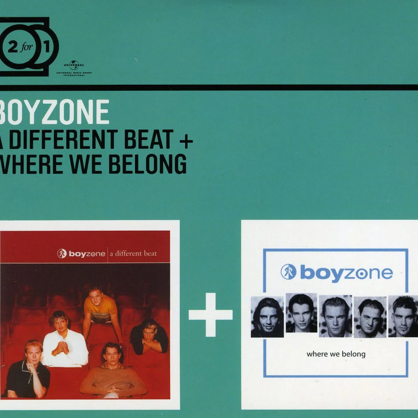 Boyzone DIFFERENT BEAT / WHERE WE BELONG CD