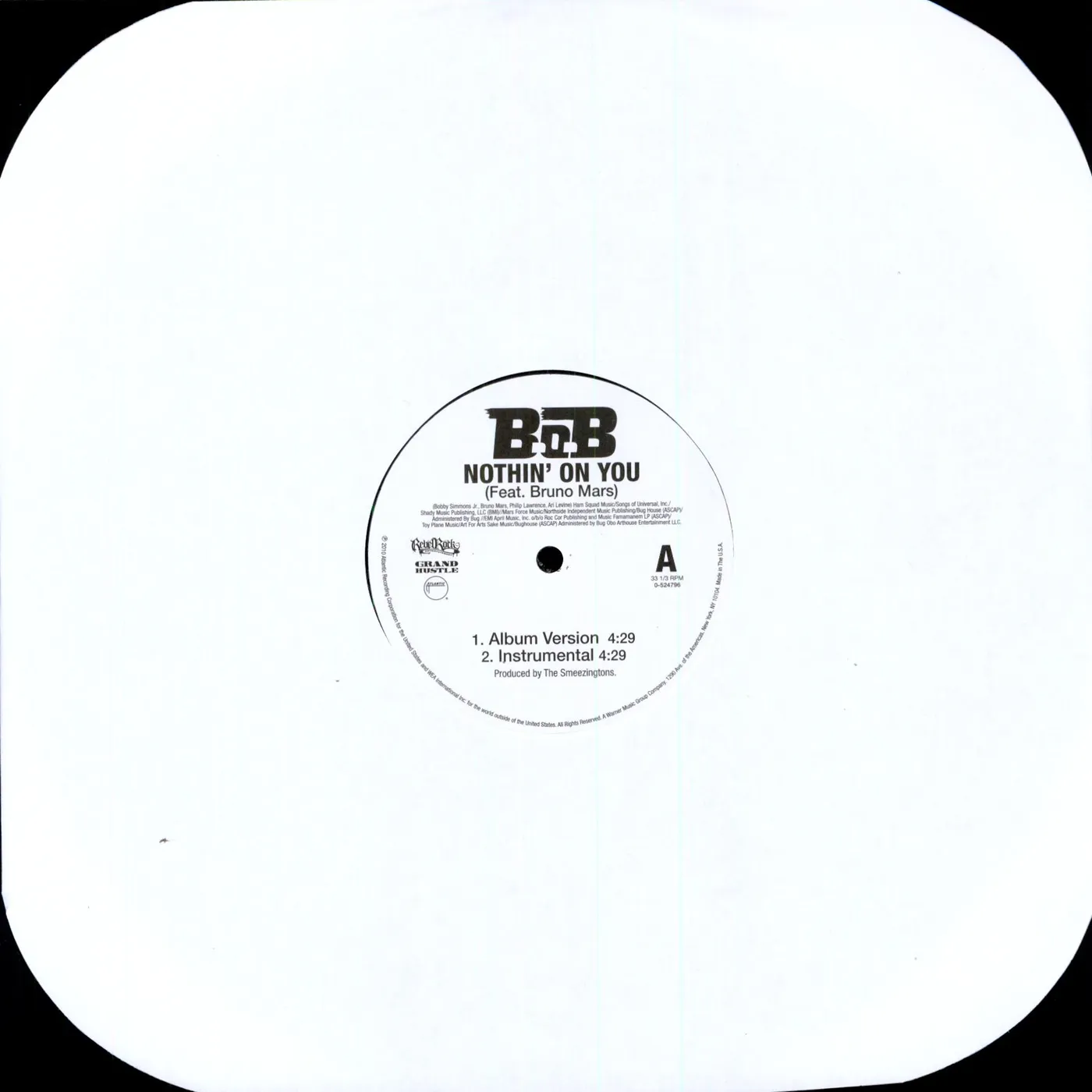 B.o.B NOTHIN ON YOU / AIRPLANES Vinyl Record