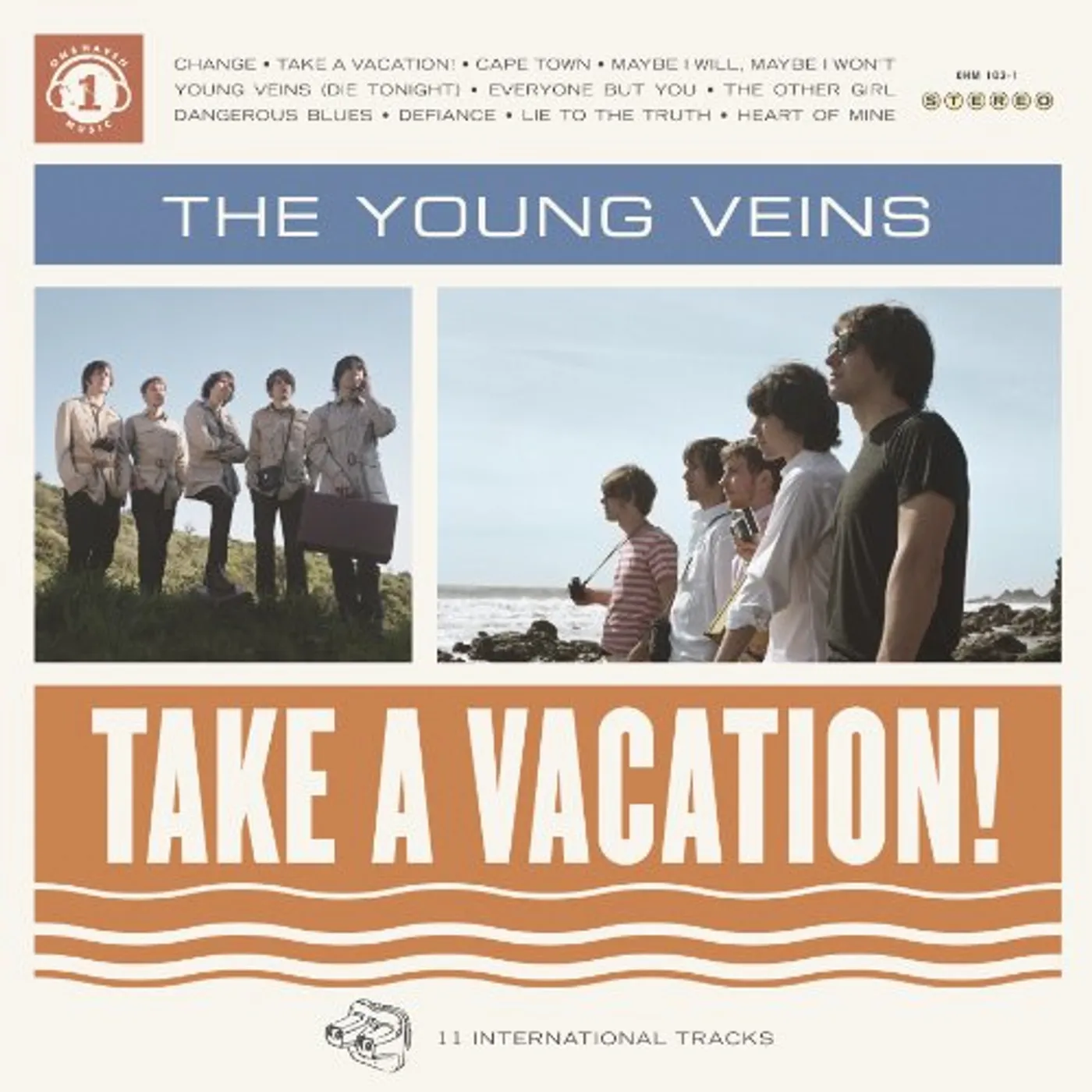 The Young Veins TAKE A VACATION Vinyl Record