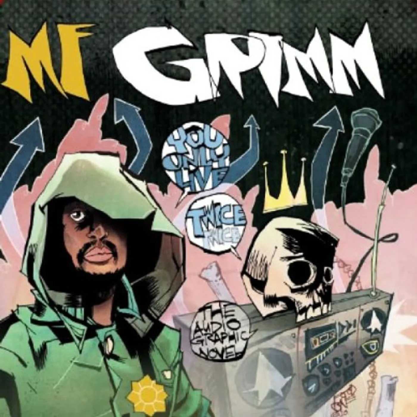 MF Grimm YOU ONLY LIVE TWICE: THE AUDIO GRAPHIC NOVEL CD