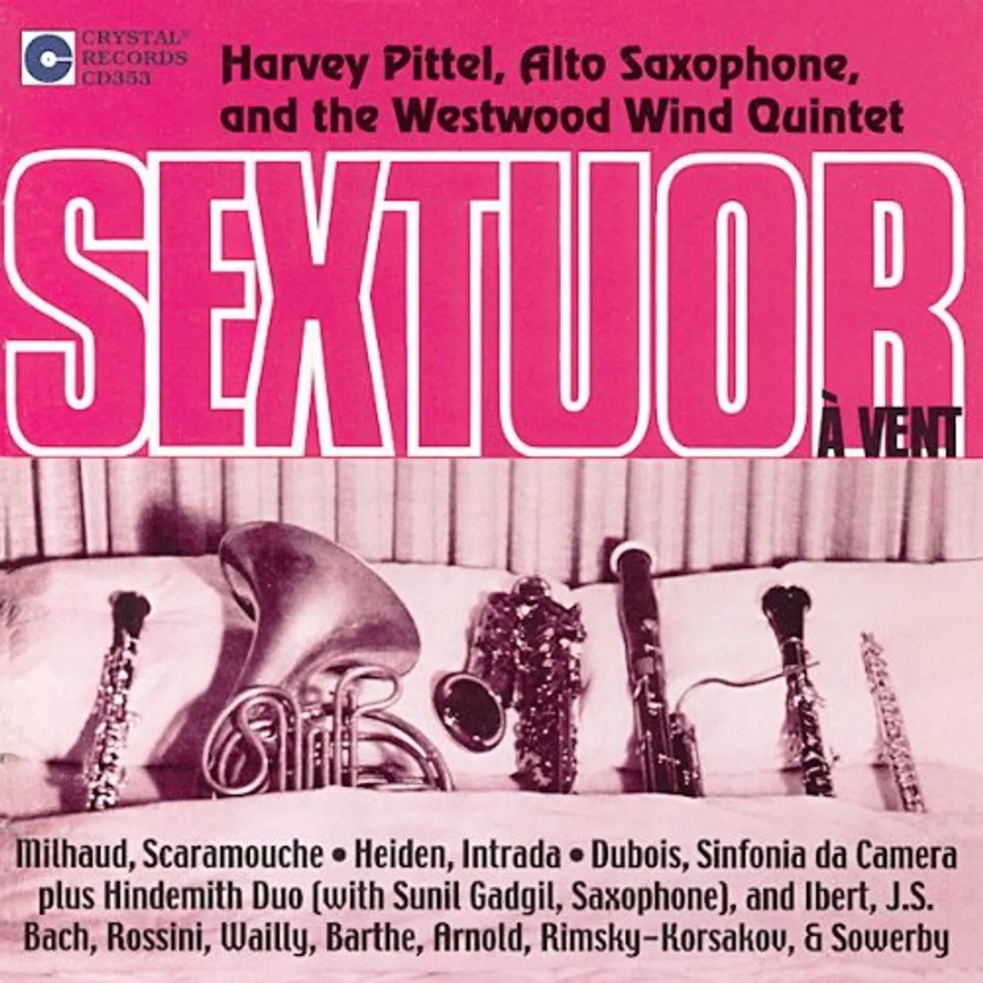 Harvey Pittel SEXTUROR A VENT CD