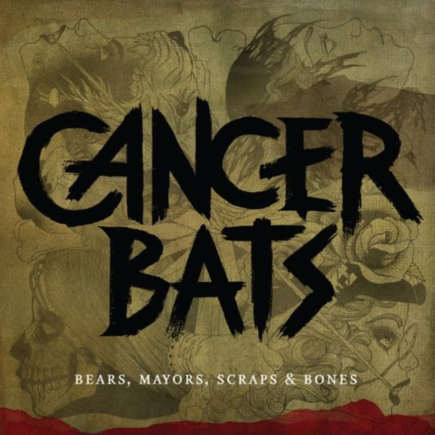 Cancer Bats BEARS MAYORS SCRAPS & BONES Vinyl Record