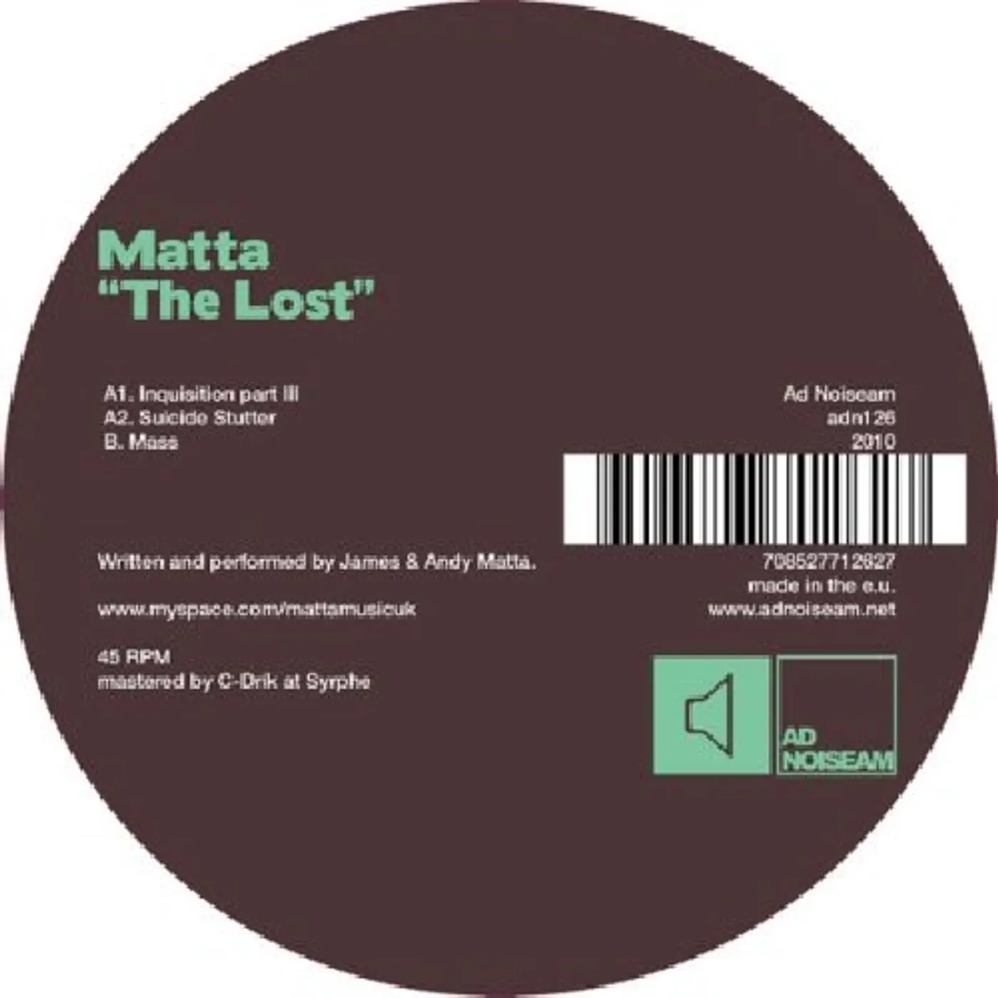 Matta LOST Vinyl Record
