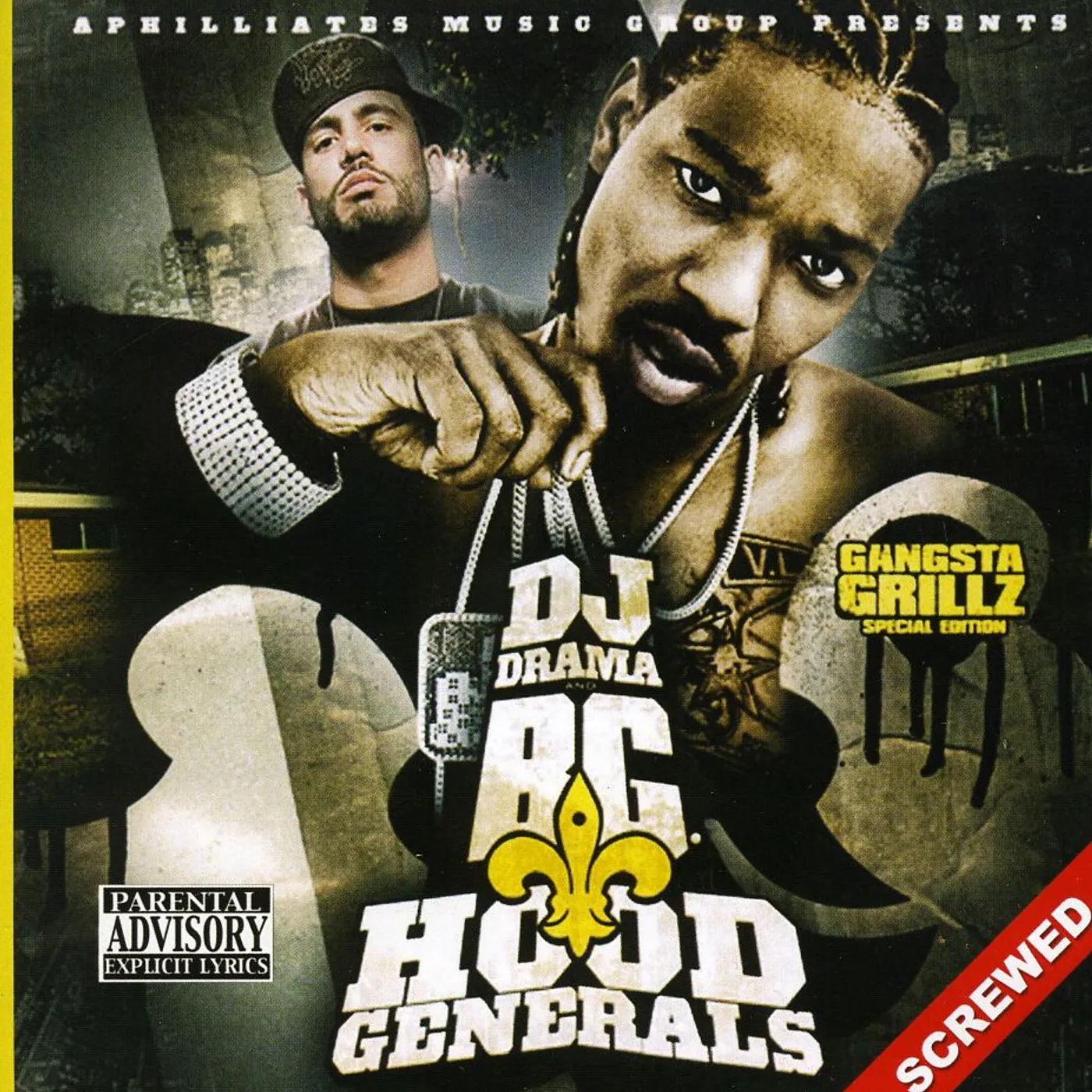 BG HOOD GENERALS: SCREWED CD