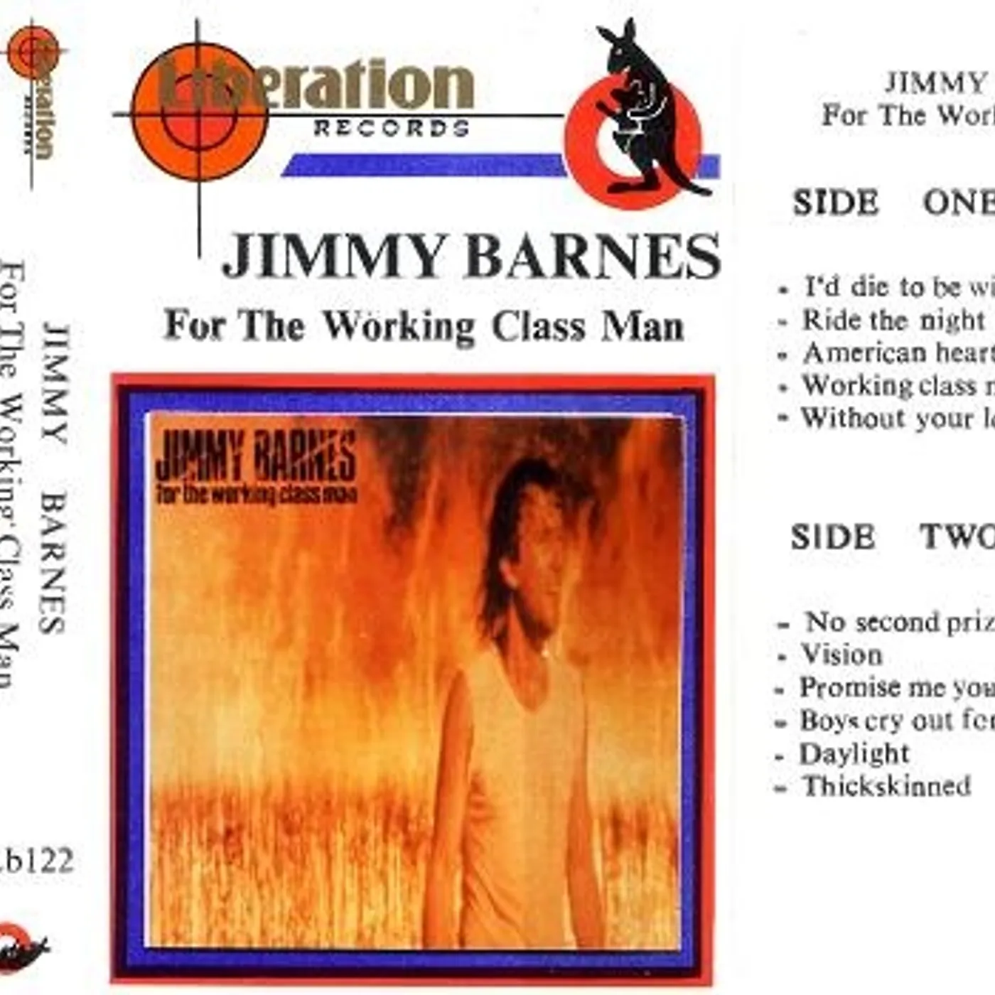 Jimmy Barnes For The Working Class Man Vinyl Record