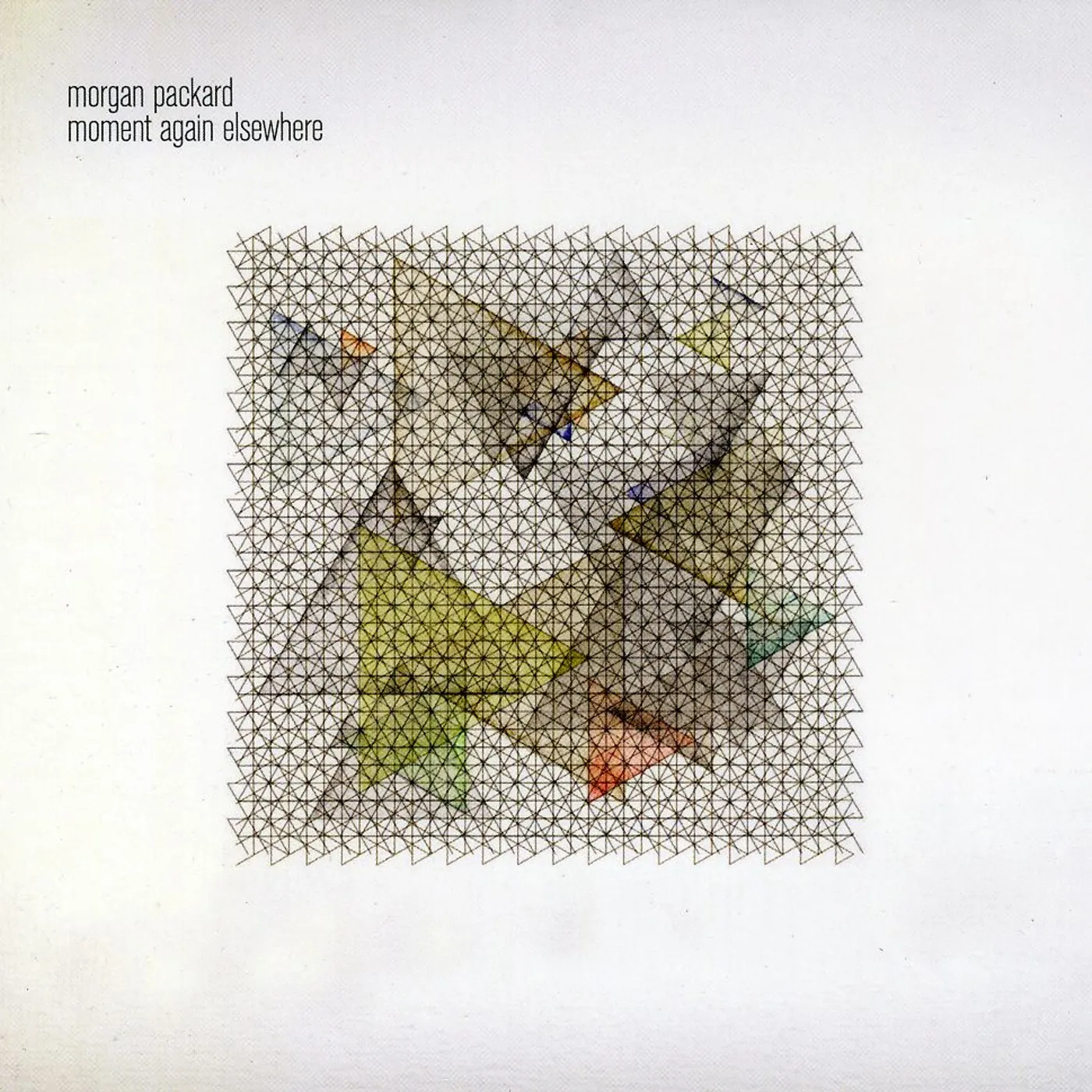 Morgan Packard MOMENT AGAIN ELSEWHERE CD