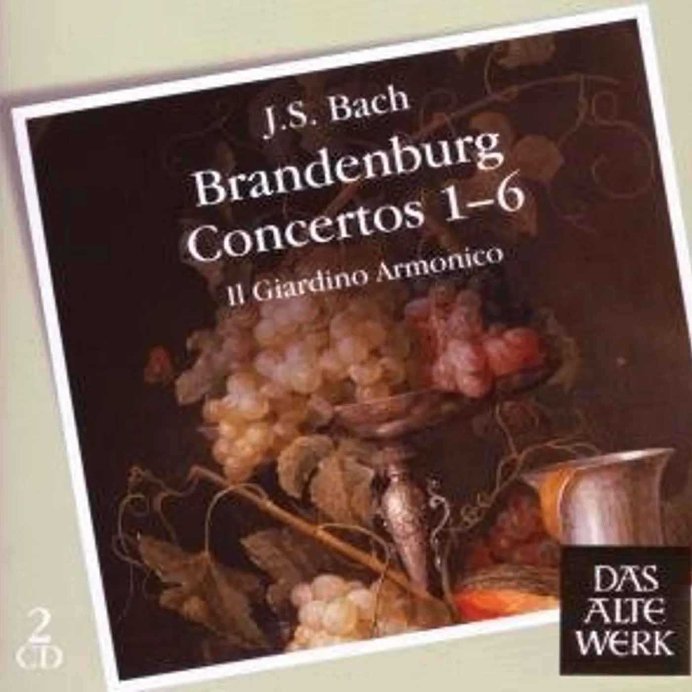Il Giardino Armonico JS BACHBRANDENBURG CONCERTOS 16 CD