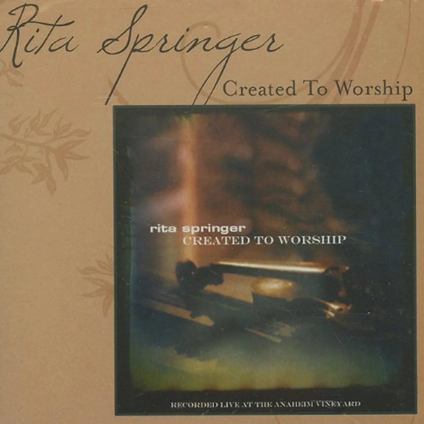 Rita Springer CREATED TO WORSHIP CD