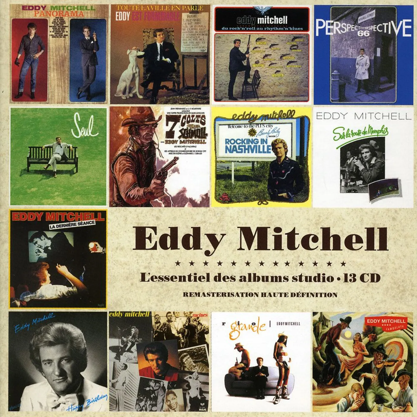 Eddy Mitchell LESSENTIEL DES ALBUMS STUDIOS CD
