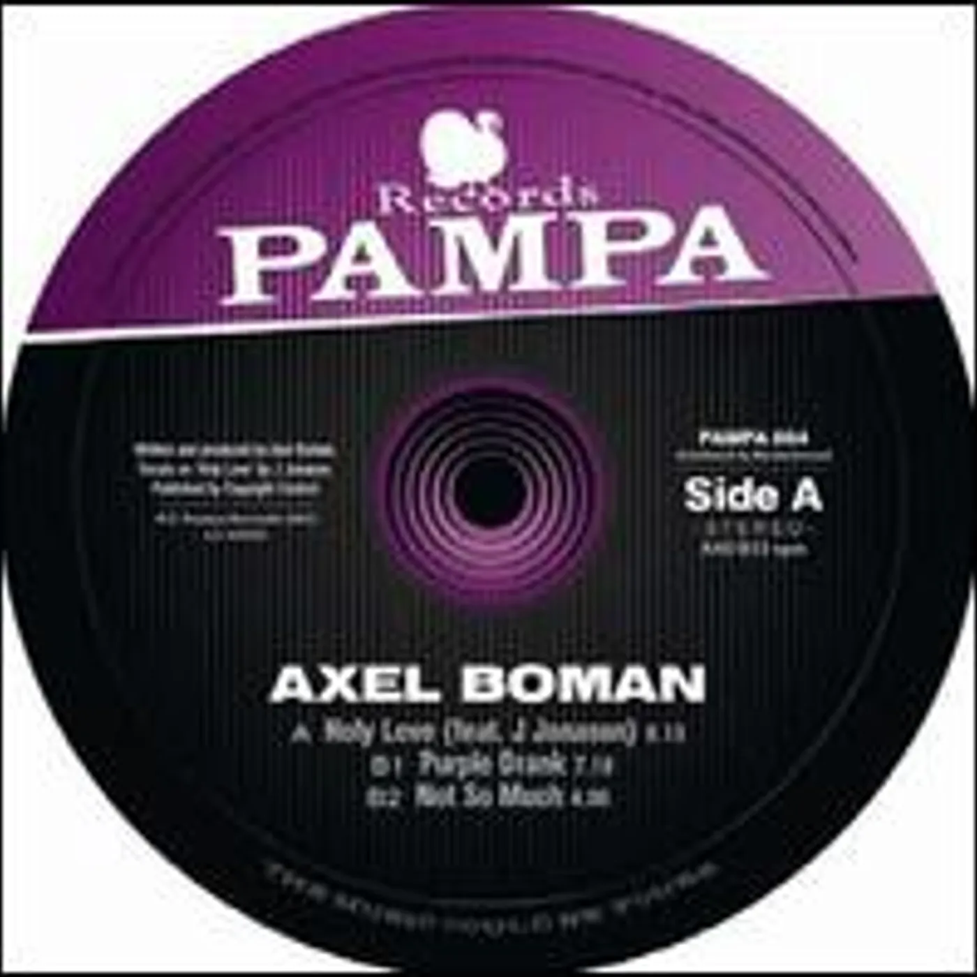 Axel Boman Holy Love Vinyl Record