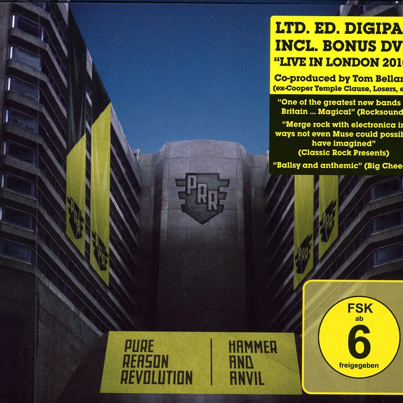 Pure Reason Revolution HAMMER & ANVIL CD