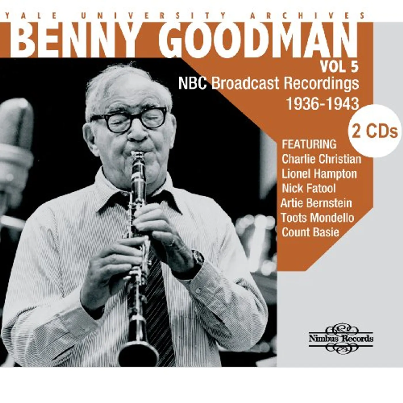 Benny Goodman YALE UNIVERSITY ARCHIVES 5 CD