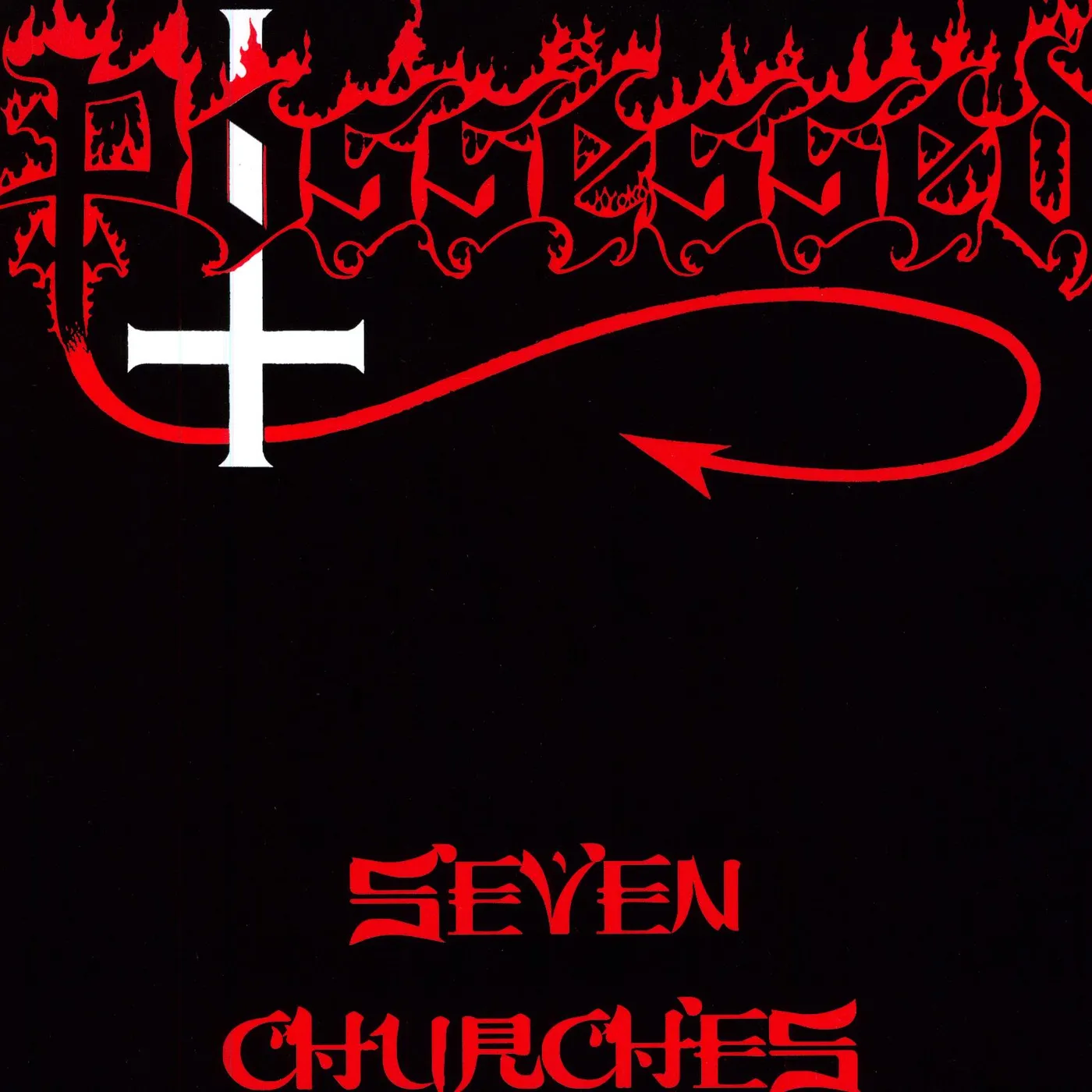 Possessed Seven Churches Vinyl Record