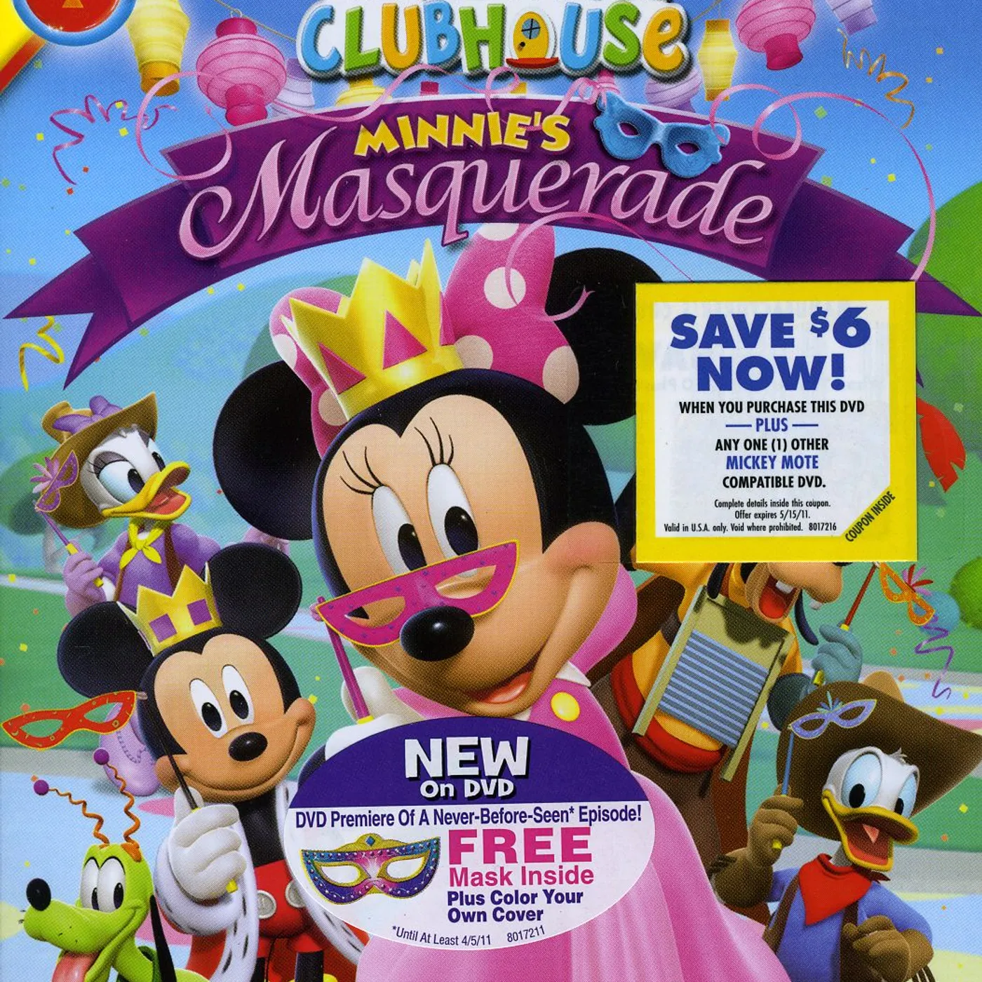 Mickey Mouse Clubhouse MINNIE'S MASQUERADE DVD