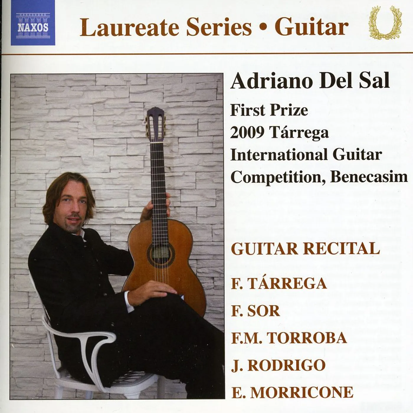 LAUREATE GUITAR SERIES: ADRIANO DEL SAL RECITAL CD